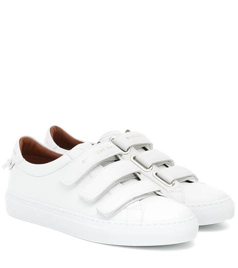 Shop Givenchy Urban Street Leather Sneakers 